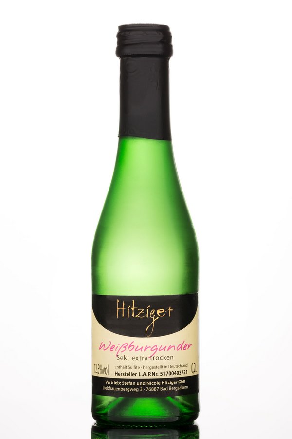 Weißburgunder Sekt - Piccolo 0,2 Liter
